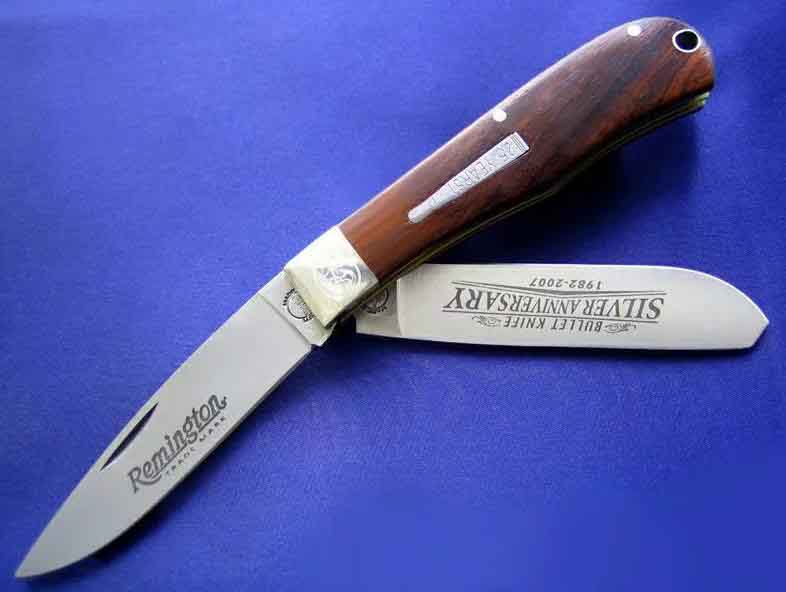 Remington 25周年经念版 双开绅士折刀，白头，标准版